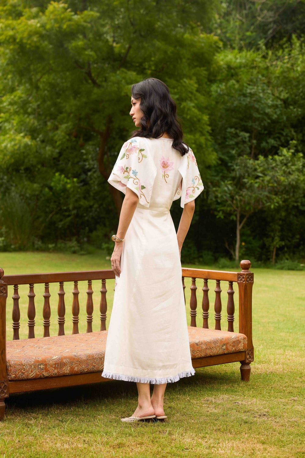 Buy Organza Kurta Set with dupatta and pant at Koshur India | Koshur India