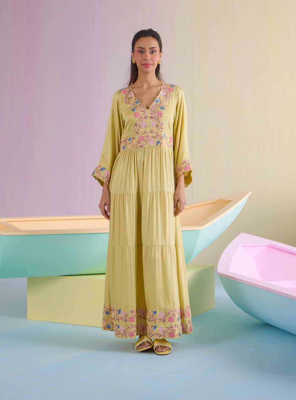 Lemon Crush Maxi Dress