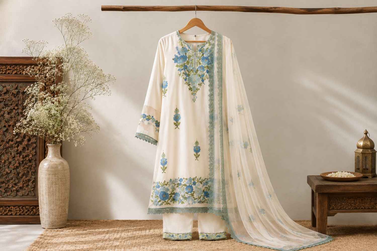 Kashmiri Kurta Care Guide: How to Maintain Aari & Tilla Embroidered Dress