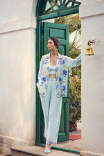 Load image into Gallery viewer, Blue Linen Co-ord Set
