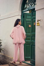 Load image into Gallery viewer, Pink Linen Co-ord Set
