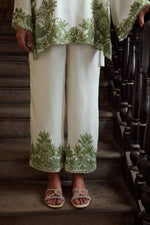 Load image into Gallery viewer, White &amp; Olive Co-ord Set
