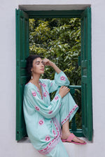 Load image into Gallery viewer, Mint Green &amp; Pink Co-ord Set

