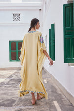 Load image into Gallery viewer, Lemon Yellow Kaftan
