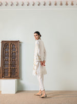 Load image into Gallery viewer, White Chandni Cotton Co-ord Set
